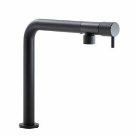 Abode Agilis Single Lever Kitchen mixer Tap Matt Black