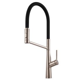 Clearwater Alasia Semi Pro Kitchen mixer Tap Brushed Nickel