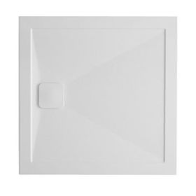 Crosswater Kai 25mm Square Anti-Slip Stone Resin Shower Tray