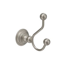 Crosswater Belgravia Double Robe Hook Brushed Nickel