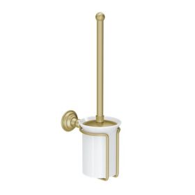 Crosswater Belgravia Toilet Brush Holder Brushed Brass