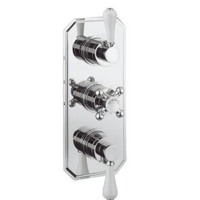 Crosswater Belgravia Lever 3000 Shower Valve 3 Way Diverter - Slimline Plate