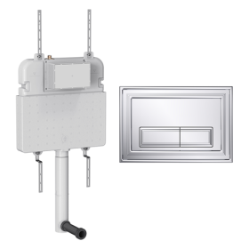 Crosswater Belgravia Cistern Set 2 Chrome