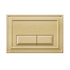 Crosswater Belgravia Traditional Flush Plate Brushed Brass