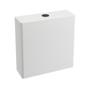 Britton Cistern Flush Button Matt Black