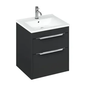 Britton Shoreditch Double Drawer Unit 550mm Matt Grey