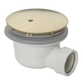 Britton High Flow Shower Waste Brushed Brass