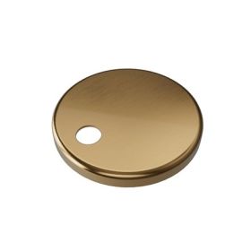 Britton Seat Hinge Cover Pair Brushed Brass