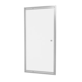 Crosswater Clear 6 Pivot Door with Side Panel Chrome