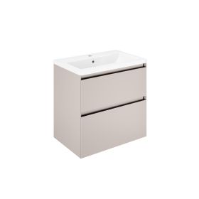 Tissino Mozzano Basin Unit 390mm Depth - Soft Taupe