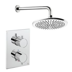 Crosswater Crossbox Shower Set 1 Chrome 300mm