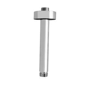 Just Taps Brass Ceiling Mounted Shower Arm 200mm-Chrome