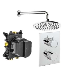 Crosswater Crossbox Shower Set 1 Chrome 200mm