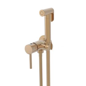 Saneux COS Douche Kit with Classic Handle - Brushed Bronze