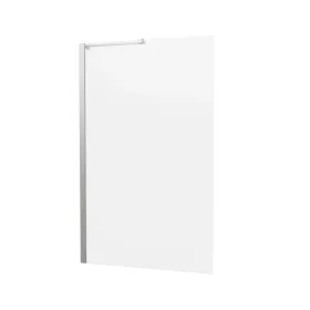 Crosswater Clear 6 Fixed Bath Screen 900mm Brushed Stainless Steel