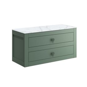 Crosswater Canvass 900 Double Drawer Unit