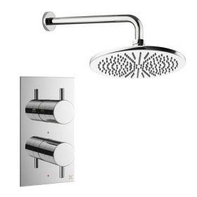 Crosswater Design Shower Set 1 300mm Chrome