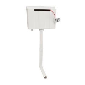 Abacus Concealed Cistern with Mechanical Dual Flush & Chrome Button