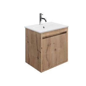 Crosswater Flute 470 Wall Hung Drawer Unit with White Vitreous China Basin