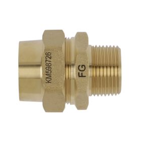 FlexiGas 22 mm X 3/4" Male Straight Connector