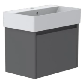 GSI Kube X 60 x 37 1 Drawer Vanity Unit