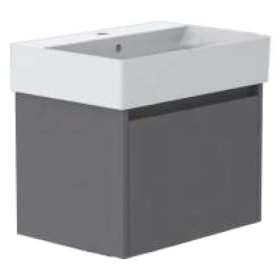 GSI Kube X 60 x 47 1 Drawer Vanity Unit