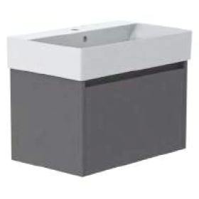 GSI Kube X 80 x 47 1 Drawer Vanity Unit