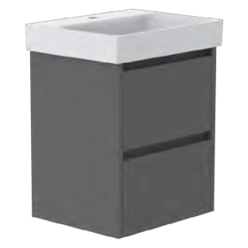 GSI Nubes 50 x 40 2 Drawer Vanity Unit