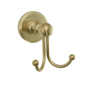 Just Taps Grosvenor Robe hook Brushed Brass