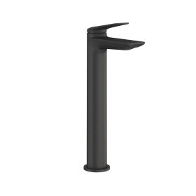 Britton Greenwich Tall Basin Mixer Matt Black