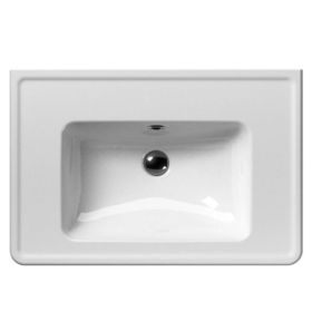 GSI Classic 750 x 500mm No Tap Hole Wash Basin White