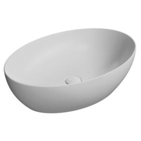 GSI Pura 600mm X 420mm Countertop Oval Basin White