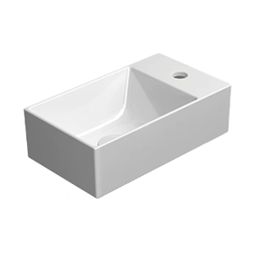 GSI Kube X 40 x 23 Washbasin Right Hand Ledge