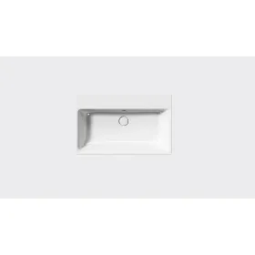 GSI Nubes 800 x 500mm 1 Tap Hole Basin White