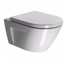 GSI Norm 55x36 Swirl Flush Wall Hung Pan White