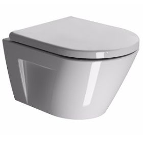 GSI Norm 50x36 Swirl Flush Wall Hung Pan White