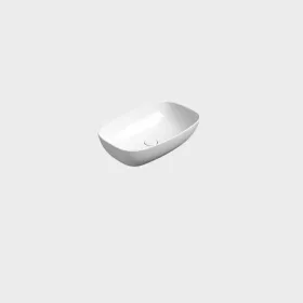 GSI Nubes 600 x 380mm Countertop Basin Gloss White
