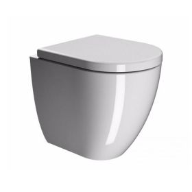GSI Pura 50/f 50cm Short Projection Swirl Flush Back To Wall WC Pan White