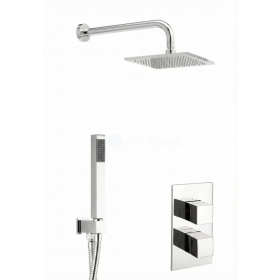 Crosswater Water Square 2 Outlet 2-Handle Shower Bundle