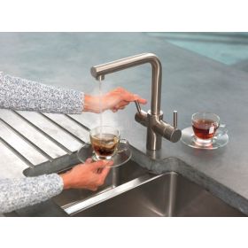 Insinkerator 3N1 Hot Filtered Water Tap Brushed Nickel (inc tank 45094)