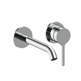 Britton Hoxton 2.0 2 Hole Wall Basin Mixer Chrome