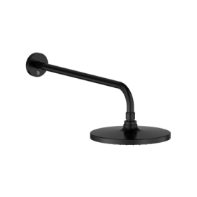 Britton Hoxton 2.0 Rain Shower Head and Arm 290mm Matt Black