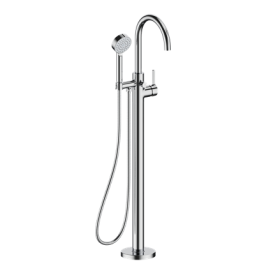 Britton Hoxton 2.0 Floor Standing Mono Bath Shower Mixer Chrome