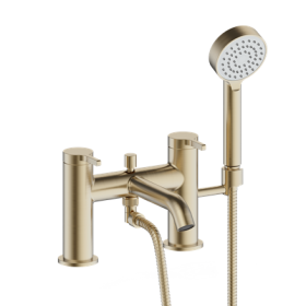 Britton Hoxton 2.0 Bath Shower Mixer 2TH Brushed Brass