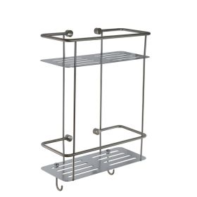 Just Taps Double Square Basket Stainless Steel
