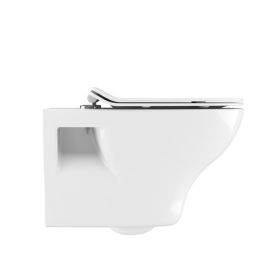 Crosswater Gloss White Wall Hung Toilet Seat