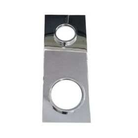 Crosswater Kai Lever Basin Set Back Plate Chrome 