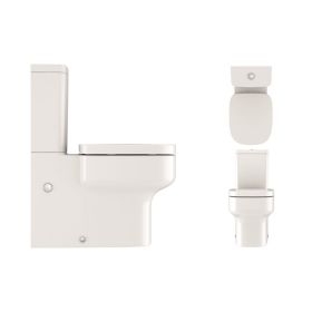 Crosswater Kai S Compact Close Coupled Toilet with Cistern & Soft Close Seat