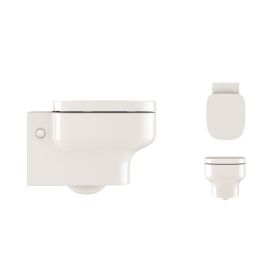Crosswater Kai S Wall Hung Toilet & Soft Close Seat