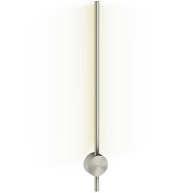 Crosswater Tranquil Pillar Light Brushed Stainless 
